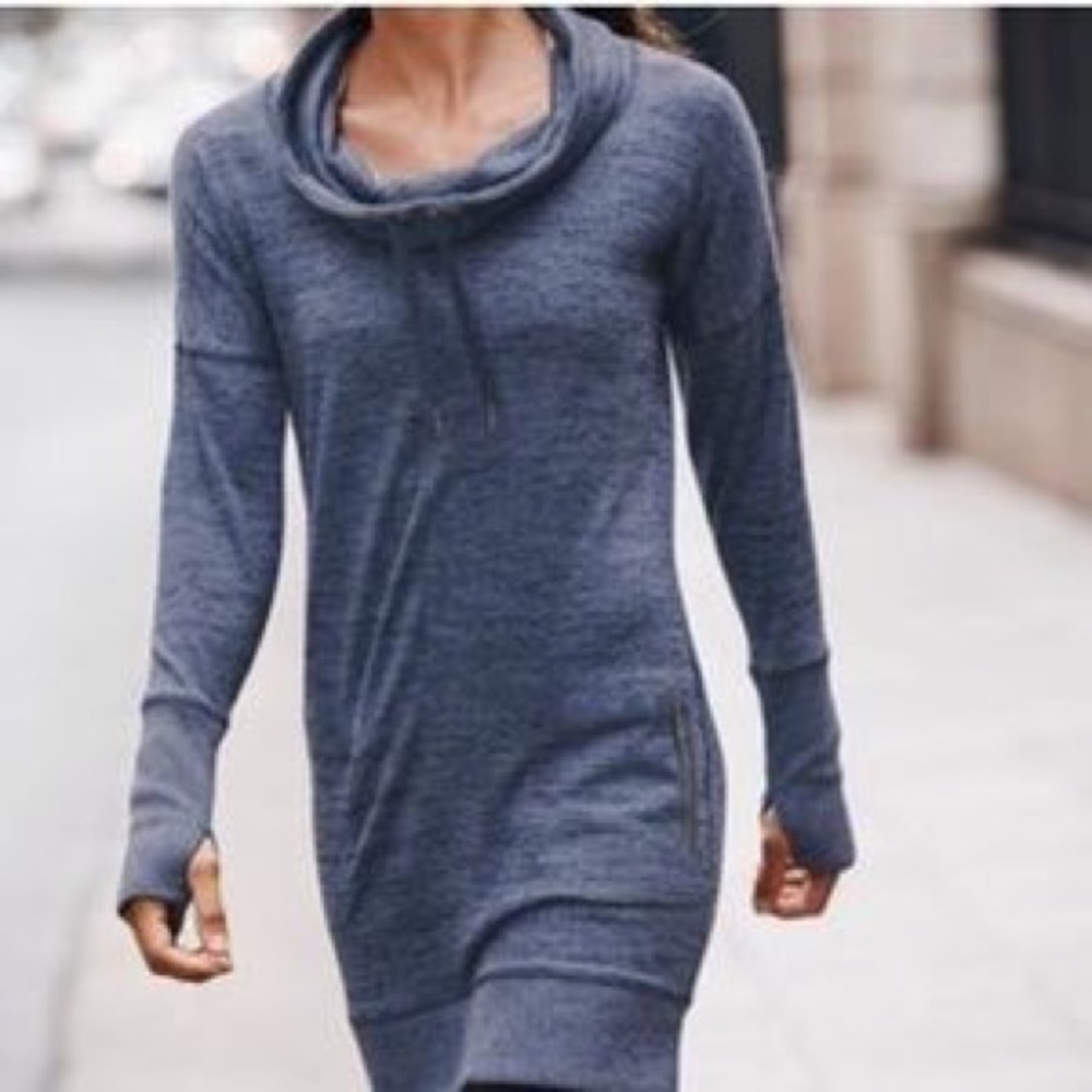 Athleta Sport It Dress Cowl Neck Pullover